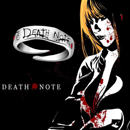 Death Note Adjustable Ring