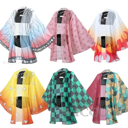 KNY Inspired Haori Kimono Cloak