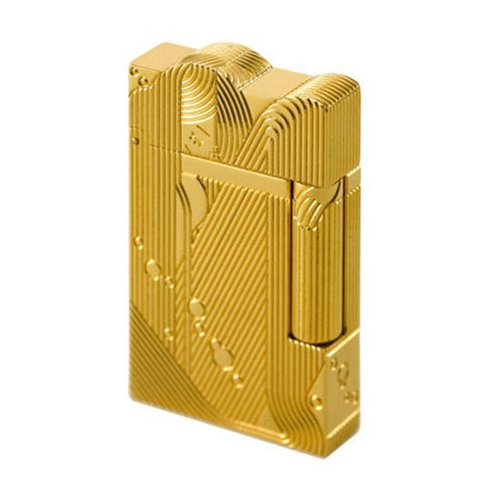 New Gold Sleep Mermaid Pattern Vintage Lighter Cigarette Smoking Gas Lighters Classic Sound Metal Lighters Fire Men Collection