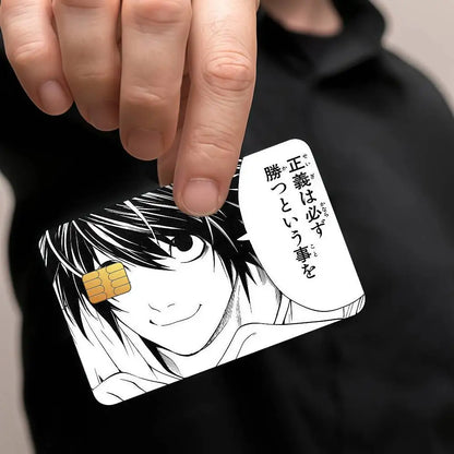 L Lawliet Credit Card Cover