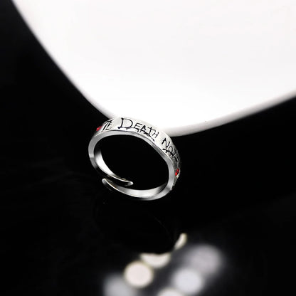 Death Note Adjustable Ring